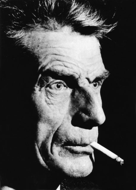Photo of the writer Samuel Beckett, whose poem inspired these few lines...